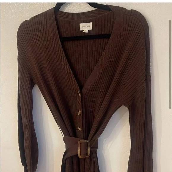 Song of Style by Revolve brown sweater dress sIze small - Picture 3 of 5